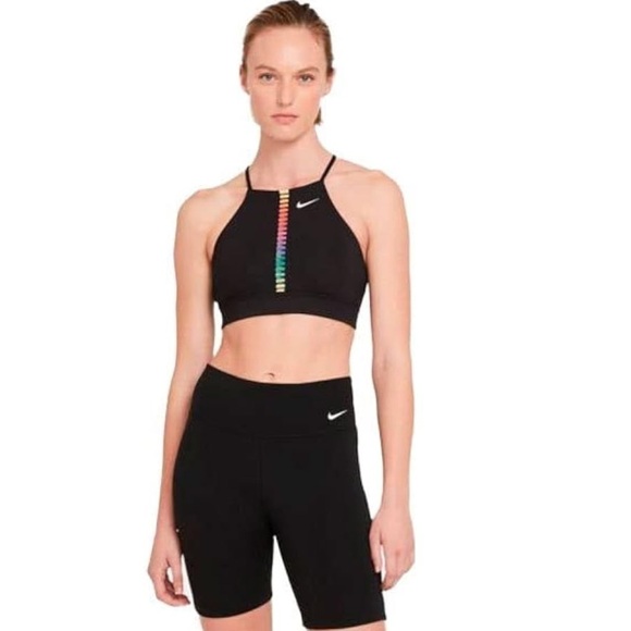 COPY - NWOT Nike Women's Rainbow Ladder Light Support Indy Sports Bra Black  to… - Picture 2 of 15